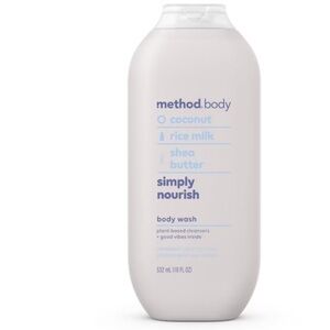 SALE 3/$15!!
METHOD BODY Coconut, Rice milk and shea butter Body Wash